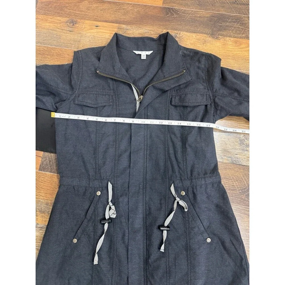 Cabi Women’s Jacket Cotton Lightweight Charcoal Gray X Small - Picture 11 of 12